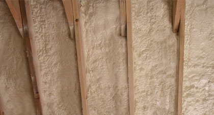 closed-cell spray foam for Concord applications